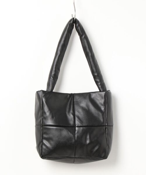 ショルダーバッグ・ポシェット Simple shopper bag 62 ethnic fringe black STYLEBLOCK ショルダーバッグ バッグ ぷっくりフォルムミニ