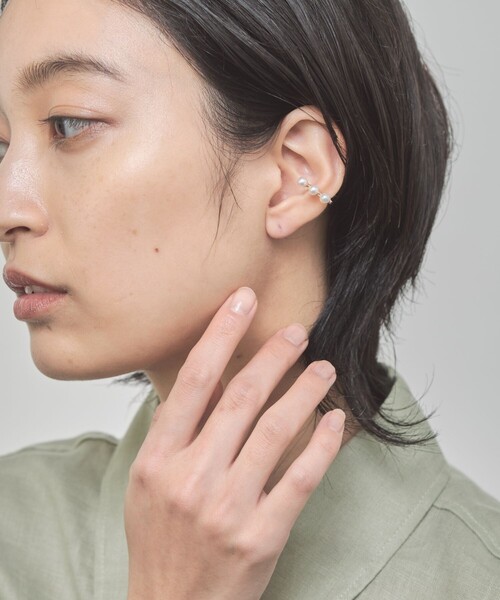 Jouete（ジュエッテ） イヤーカフ イヤーカフス トライアングル パール