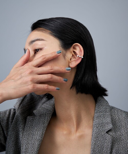 Jouete（ジュエッテ） イヤーカフ イヤーカフス トライアングル パール