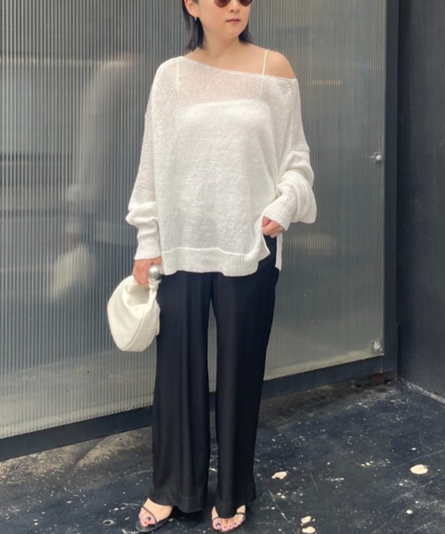 Chaos ニット Chaos(カオス)/「新色登場」ストラドリネンニットプル  