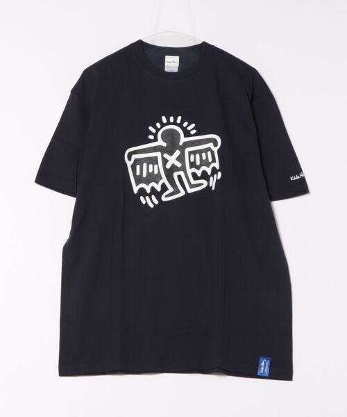◆AMIRI◆ サニープレイス ロゴプリント コットンTシャツ Keith Haring tシャツ 「Keith Haring」アートプリント SS T