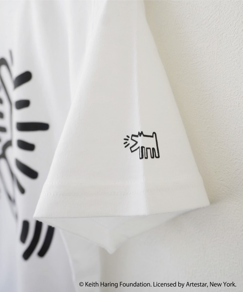 Keith Haring tシャツ 「Keith Haring」アートプリント SS T