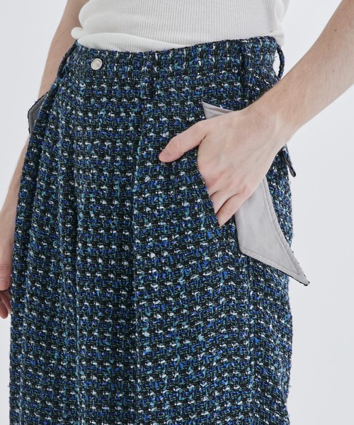 sulvam（サルバム） スラックス 「sulvam/サルバム」FANCY TWEED WIDE