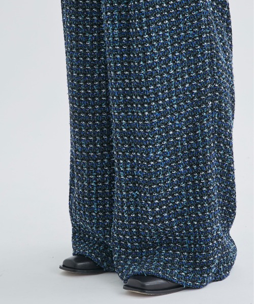 sulvam（サルバム） スラックス 「sulvam/サルバム」FANCY TWEED WIDE