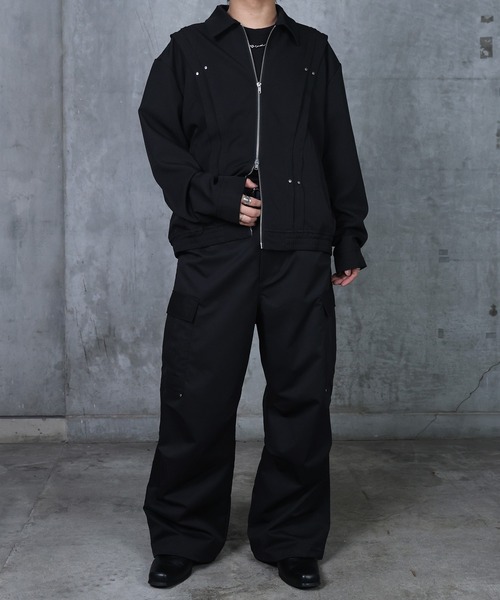 Confirm（コンファーム） カーゴパンツ リベット付 デザインカーゴ