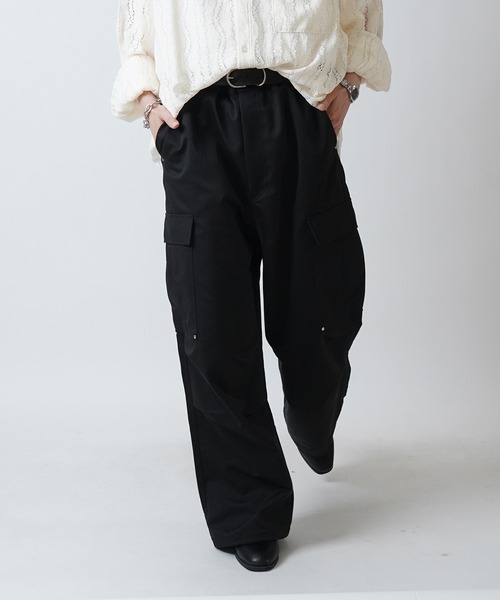 Confirm カーゴパンツ リベット付 デザインカーゴパンツ サイド