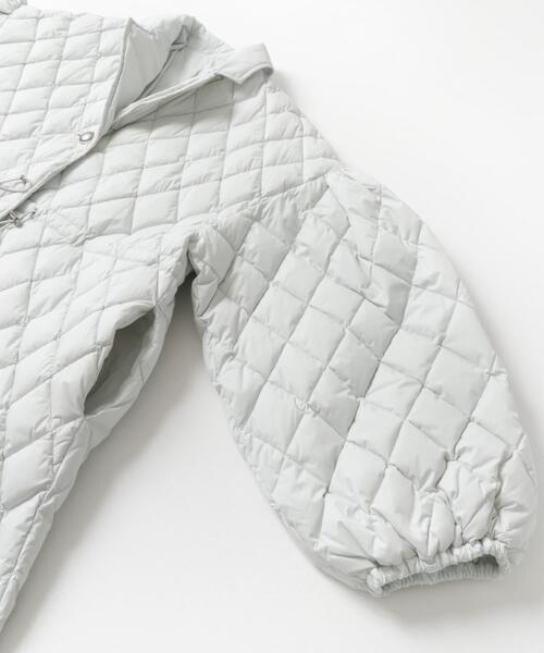 ダウンコート ダウンジャケット 「別注」KWD×ザ グッドランド マーケット　GREEN DOWN QUILTING JACKET レディースの画像