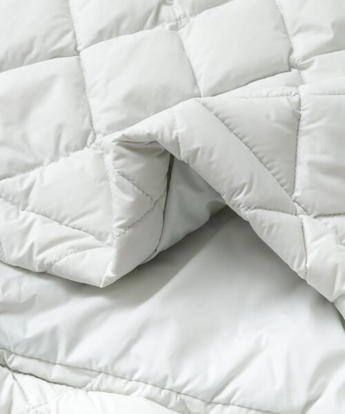 ダウンコート ダウンジャケット 「別注」KWD×ザ グッドランド マーケット　GREEN DOWN QUILTING JACKET レディースの画像