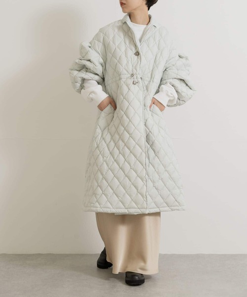 ジャケット・アウター Quilting Down Coat THE GOODLAND MARKET ダウンコート ダウンジャケット 「別注」KWD×ザ