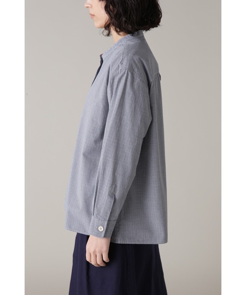 ブラウス シャツ TINY GINGHAM COTTON レディース MHL. ブラウス シャツ TINY GINGHAM COTTON レディース