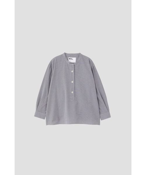 ブラウス シャツ TINY GINGHAM COTTON レディース MHL. ブラウス シャツ TINY GINGHAM COTTON レディース