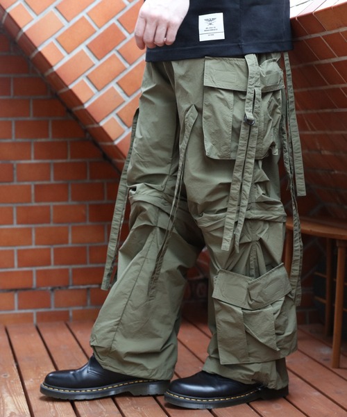 Houston テクノパンツ HOUSTON パンツ HOUSTON ナイロンテクノパンツ メンズ