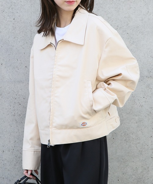 【ダブルニールーズシルエット】Dickies古着ストリートオールシーズン◎34. Dickies ブルゾン アウター 「Dickies」ルーズシルエット