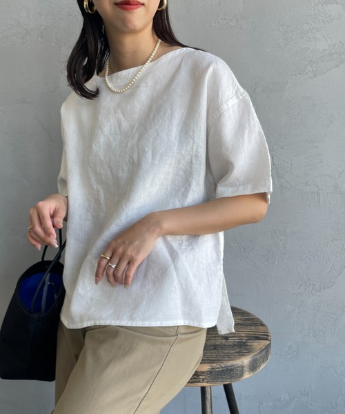 ORCIVAL ブラウス シャツ 「ORCIVAL/オーシバル」 ボートネック