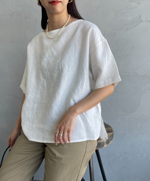 ORCIVAL ブラウス シャツ 「ORCIVAL/オーシバル」 ボートネック