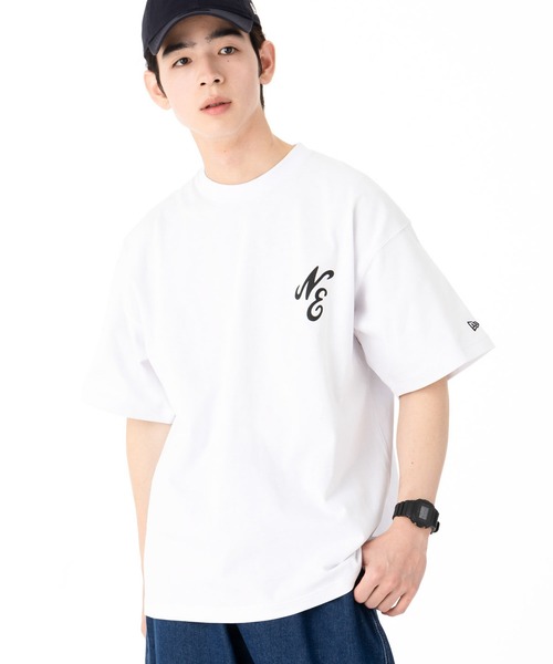 【新品未使用】AMERICANA オーバーサイズTシャツ ホワイト NEW ERA（ニューエラ） tシャツ 半袖Tシャツ ONSPOTZ別注 オーバー