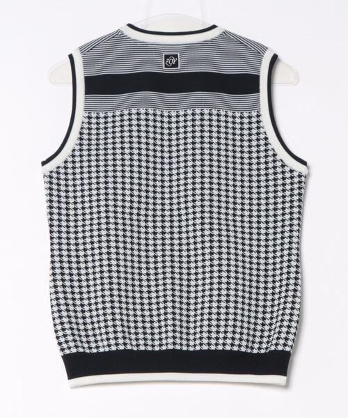 ZOY ウルトラ撥水加工 WOMENS 撥水千鳥JQ ベスト ゴルフウェア ZOY（ゾーイ） ベスト ジレ WOMENS 撥水千鳥JQ ベスト レディース