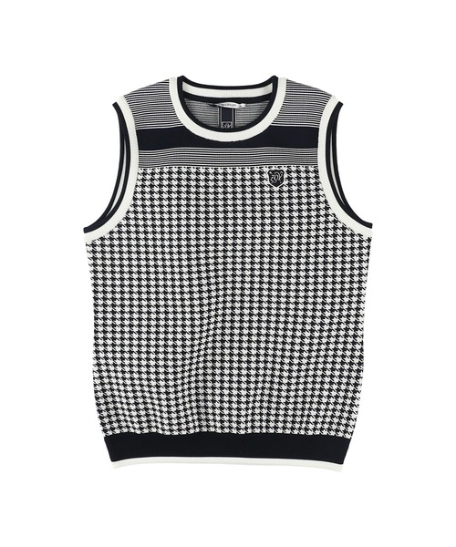 ZOY ウルトラ撥水加工 WOMENS 撥水千鳥JQ ベスト ゴルフウェア ZOY（ゾーイ） ベスト ジレ WOMENS 撥水千鳥JQ ベスト レディース