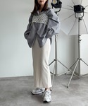 スカート シュエットリブスカート「ZOZOTO...の詳細画像5
