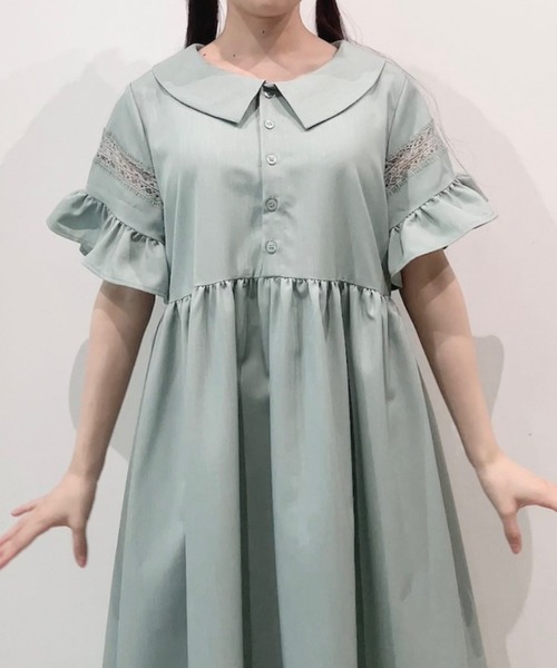 INTER FACTORY（インターファクトリー） ワンピース レース切り替え