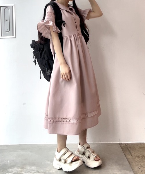 イタリア製　ネネミラノ　Nenè MILANO ワンピース INTER FACTORY ワンピース nene - レース切り替えワンピース