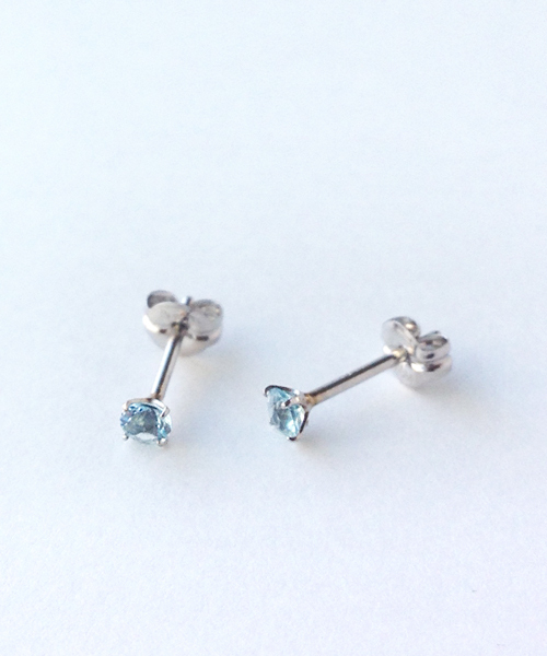 [ セカンドピアス] Ptアクアマリンピアス   ¥24,200 （税込） TAKE-UP ONLINE SHOP/テイクアップ公式オンラインショップ