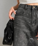 ワイドパンツ ジーンズ デニム デニムパンツ ...の詳細画像1