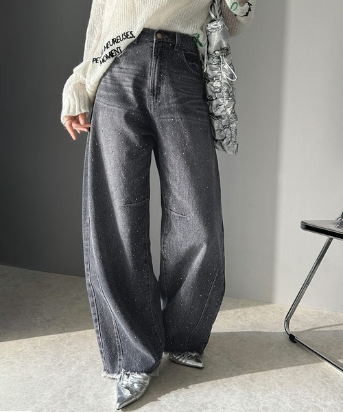 mily bilet ジーンズ デニム デニムパンツ 「mily bilet」動く