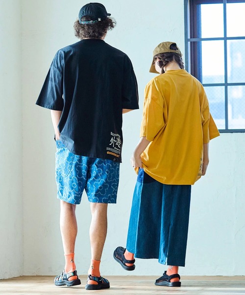 go slow caravan（ゴースローキャラバン） ジーンズ ジャガードデニム