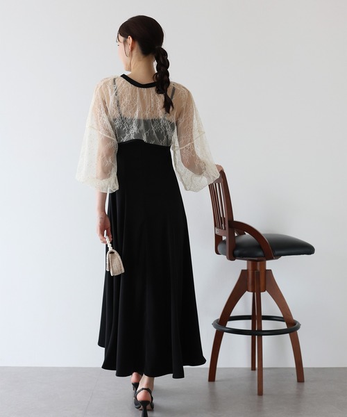 c【美品】ジェイバイブルー ドレス ボレロ ワンピース 結婚式 オケージョン セール】ジェーバイブルー J by blue 《結婚式 パーティー