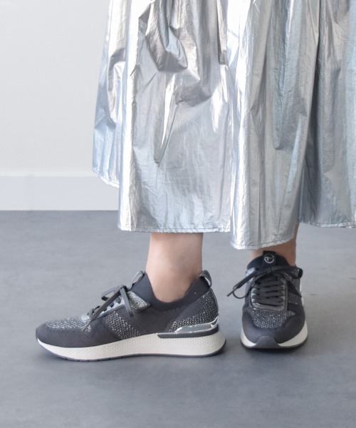 Tamaris（タマリス） スニーカー 「Tamaris」4cmヒールニット