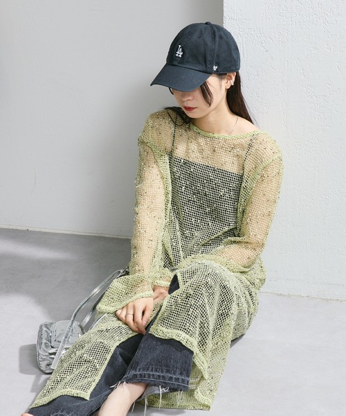 kastane ワンピース セール】【WEB限定/2サイズ展開】カットレースギャザー