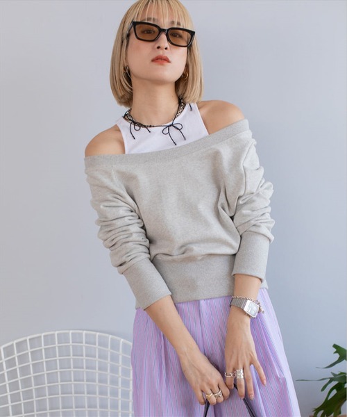 タンクトップ ノースリーブ american sleeve tank レディース