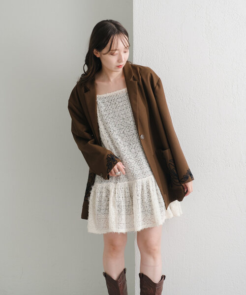 Kastane チュニック 格子フェザーチュニック : ZOZOTOWN Yahoo