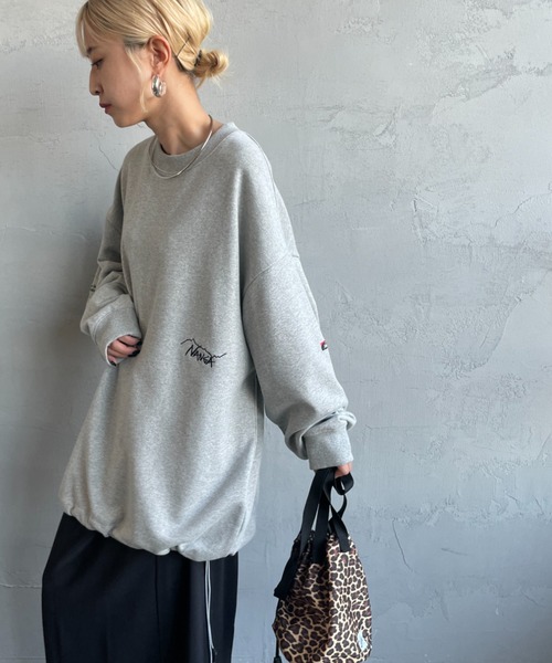 トレーナー スウェット 「NANGA/ナンガ」 別注 ブランドロゴ刺繍