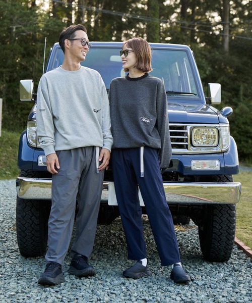 NANGA（ナンガ） トレーナー スウェット 別注 ブランドロゴ刺繍 ドロー