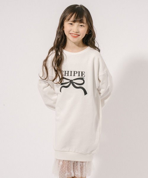 KENZOキッズ女の子トレーナーワンピース BREEZE ワンピース 2WAY襟付きトレーナーワンピ キッズ 子供服