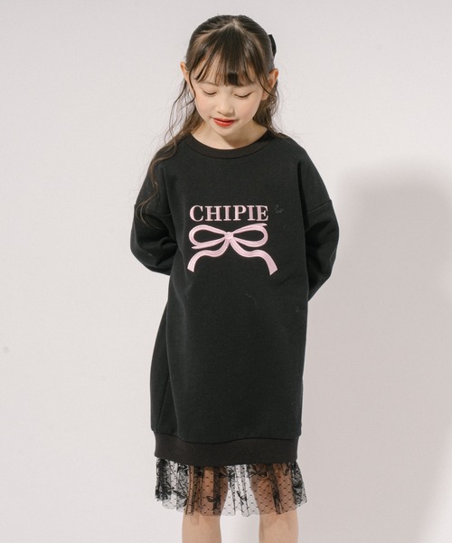 ヨーコチャンプチワンピース子供服キッズリボン 楽天市場】【即納】リボン ワンピース キッズ 長袖 ポケット付き