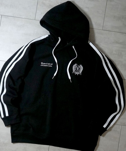 this uniform プルオーバーフーディ パーカー 裏起毛 uniform design sweat hoodie/ユニフォームデザイン