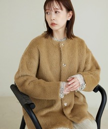 ROPE' PICNIC コート アウター ダブルフェイスフェザーニット