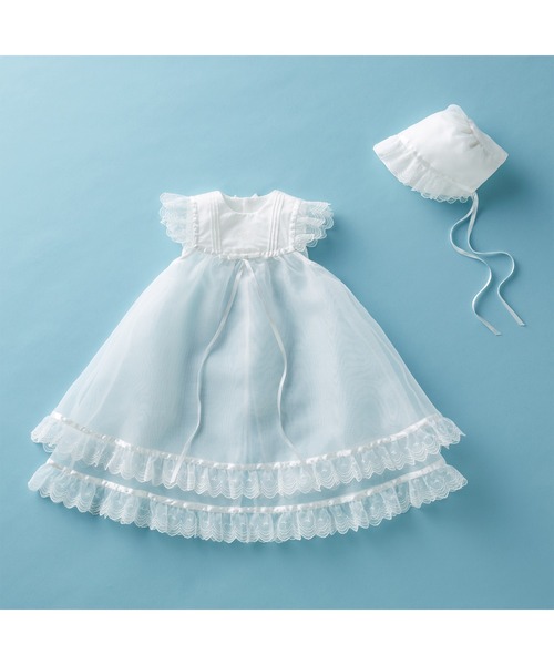 ベビー服 ロンパース オーガンジーコート2点セット「通年用」「箱入」