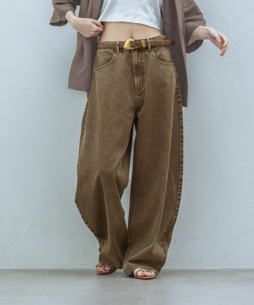 LAKOLE（ラコレ） ワイドパンツ ジーンズ デニム デニムパンツ