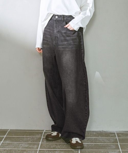 ジーひな LAKOLE ジーンズ デニム デニムパンツ オーバーダイカーブデニム