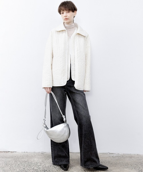 tageechita ブルゾン アウター 「tageechita」フロッキープリント