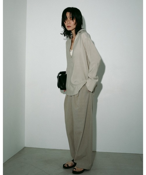 anuke パンツ Check Tuck Pants レディース : ZOZOTOWN Yahoo!店