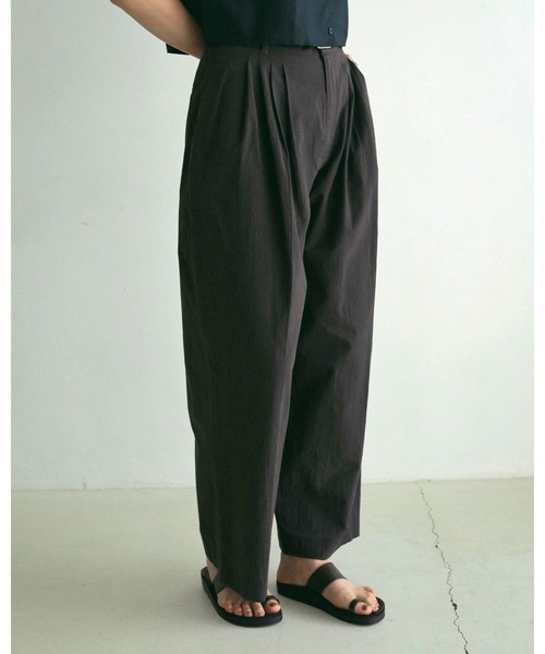 anukeアンヌーク Tuck Wide Pants 36 BK 楽天市場】【即納】ànuke アンヌーク anukeReha. Tuck Wide