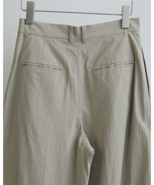 anuke パンツ Check Tuck Pants レディース : ZOZOTOWN Yahoo!店