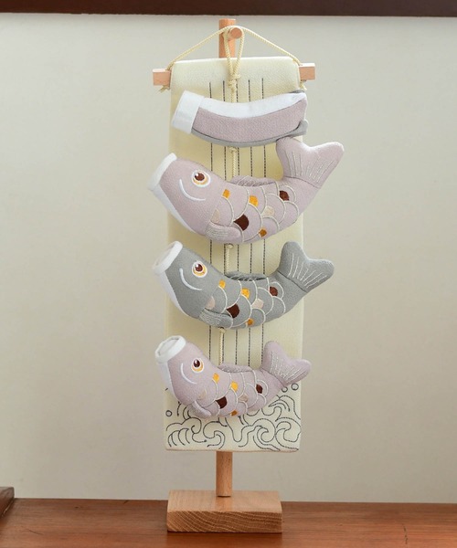 utatane インテリア つるし飾り 台座セット こどもの日 こいのぼり
