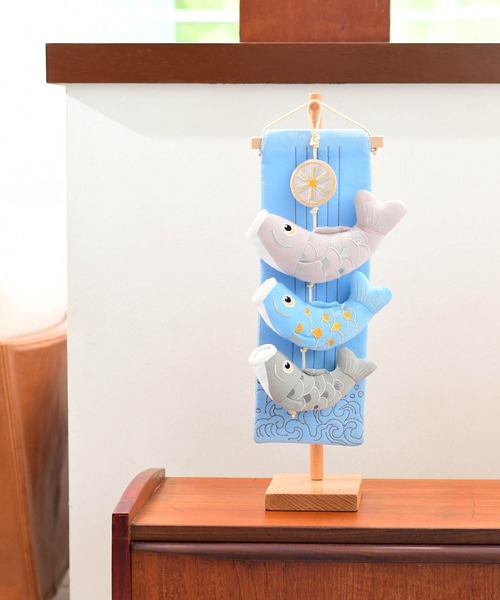 utatane インテリア つるし飾り 台座セット こどもの日 こいのぼり