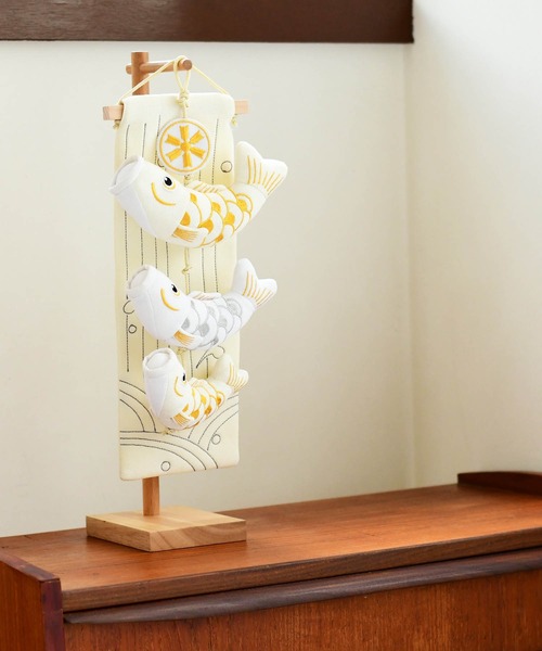 utatane インテリア つるし飾り 台座セット こどもの日 こいのぼり